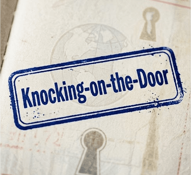 The Knocking-on-the-Door Stamp